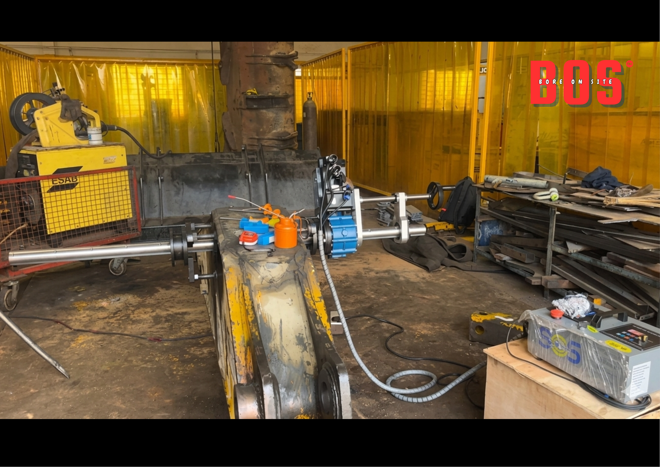 BOS-DS60 Portable Line Boring Machine
