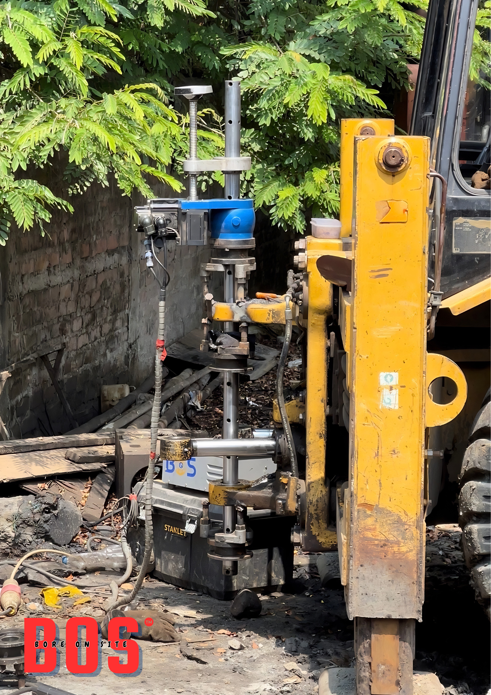 BOS Line Boring Machine Field Repair