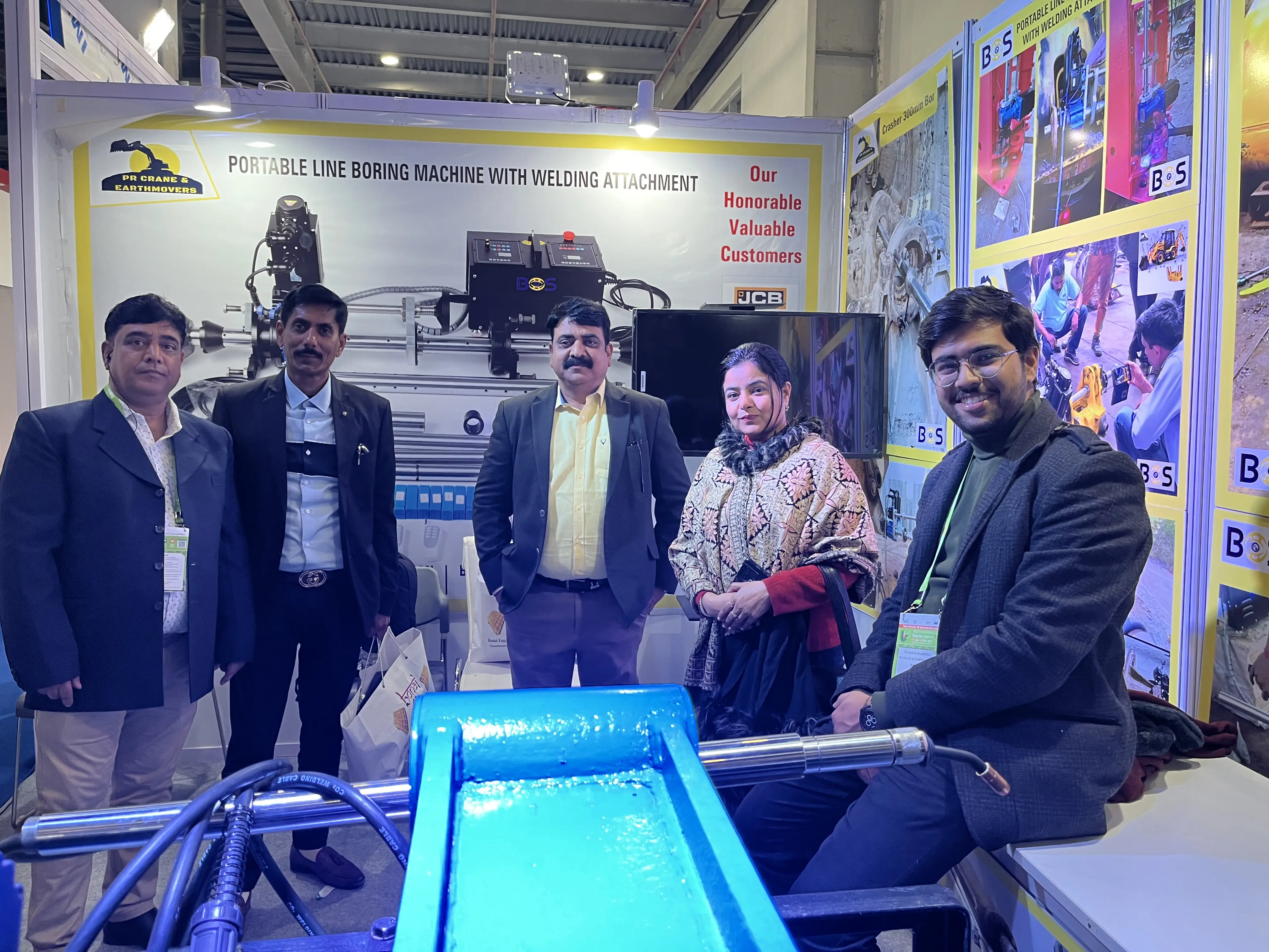 BOS at Bauma CONEXPO India 2023, Greater Noida